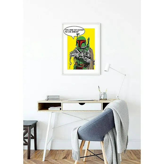 Komar Star Wars Poster Comic Quote Boba Fett - Disney, B x H: 30 x 40 cm - Stimmungsaufnahme