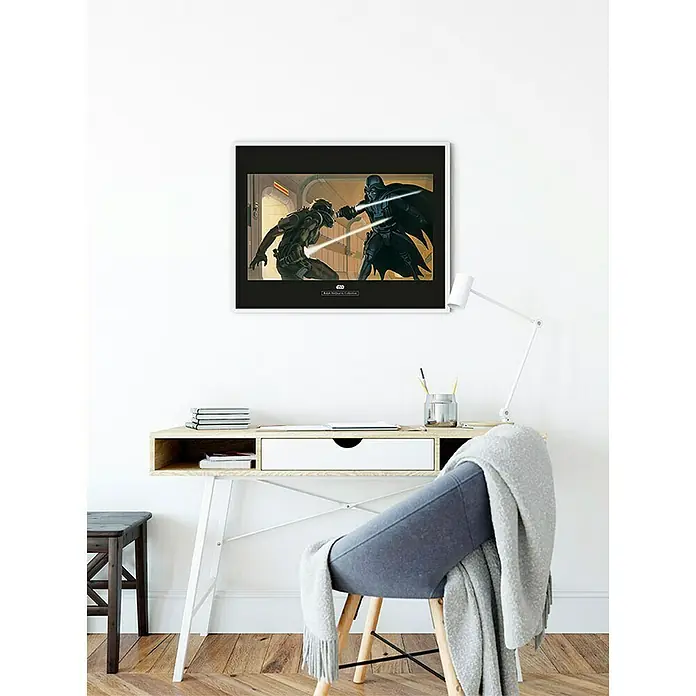 Komar Star Wars Poster RMQ Vader Luke Hallway - Disney, B x H: 50 x 40 cm - Stimmungsaufnahme