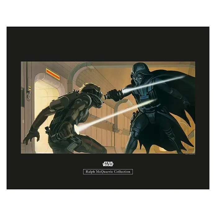 Komar Star Wars Poster RMQ Vader Luke Hallway - Disney, B x H: 70 x 50 cm - Vorderansicht