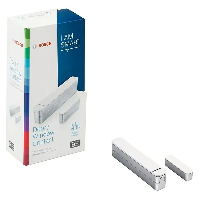 Bosch Smart Home Funk-Fensterkontakt - Batteriebetrieben, Reichweite Funk: > 100 m (Freifeld)