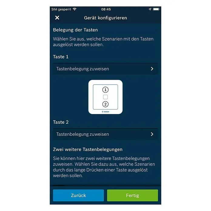 Bosch Smart Home Universalschalter - Reichweite Funk: > 100 m (Freifeld), Aufputz