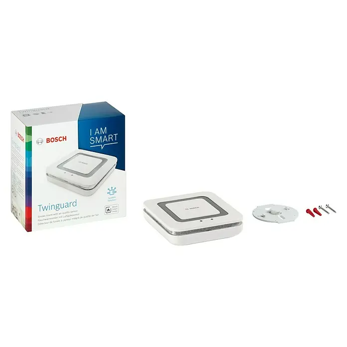 Bosch Smart Home Rauchwarnmelder Twinguard - Batterielaufzeit: 2 Jahre, 41 x 138 x 138 mm