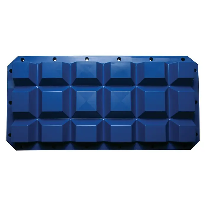 Talamex Multifender - L x B x H: 60 x 30 x 8 cm, Navy - Vorderansicht