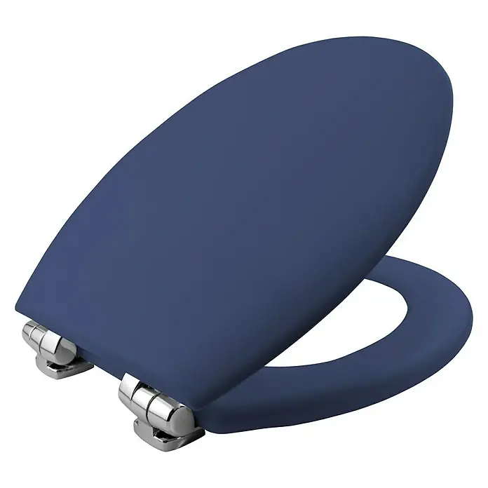 Poseidon WC-Sitz Rio - Mit Absenkautomatik, Holz, Blau
