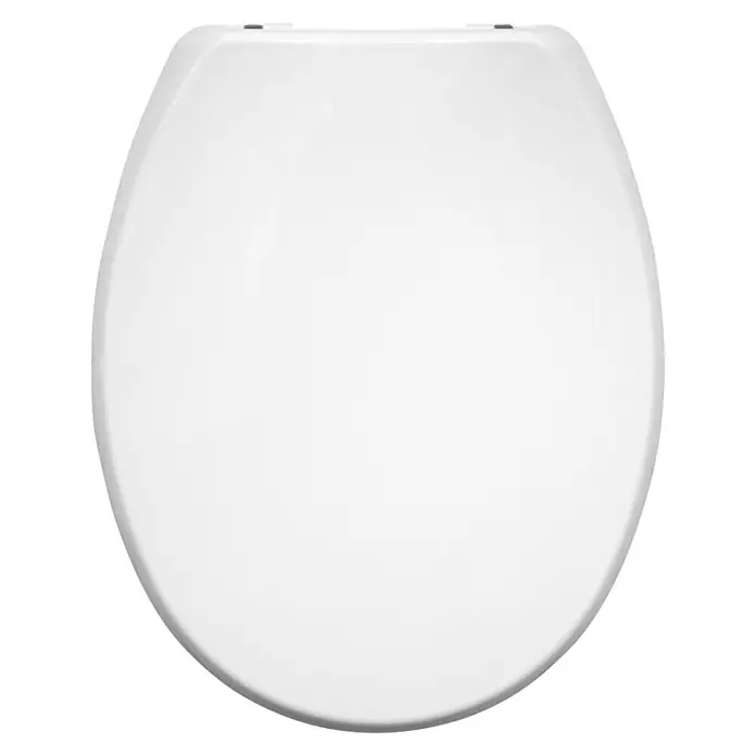 Poseidon WC-Sitz Dundee - Kunststoff, Weiß - Vorderansicht
