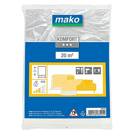 Mako  Abdeckfolie Malerplane