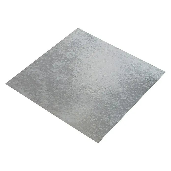 Kantoflex Ploča od nehrđajućeg čelika - 500 x 250 mm, Debljina: 0,5 mm, Čelik, Pocinčano - Pogled s lijeve strane