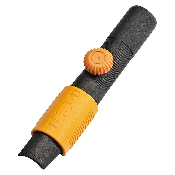 Fiskars QuikFit Fächerbesen - Arbeitsbreite: 43 cm, Anzahl Zinken: 20 - Linke Seitenansicht