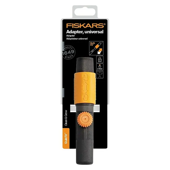 Fiskars QuikFit Fächerbesen - Arbeitsbreite: 43 cm, Anzahl Zinken: 20 - Ansicht von oben