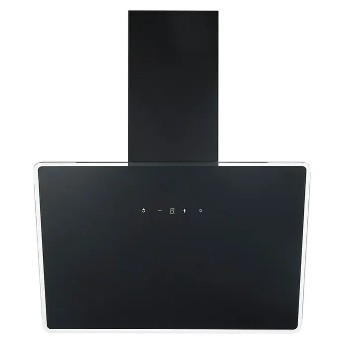 Respekta Schräghaube Aventurin CH111060SA++ - Breite: 60 cm, Max. Luftleistung: 531 m³/h, Schwarz - Vorderansicht