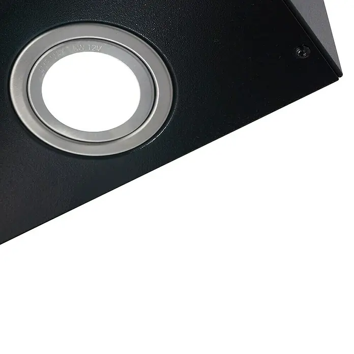Respekta Schräghaube Aventurin CH111060SA++ - Breite: 60 cm, Max. Luftleistung: 531 m³/h, Schwarz - Detailaufnahme
