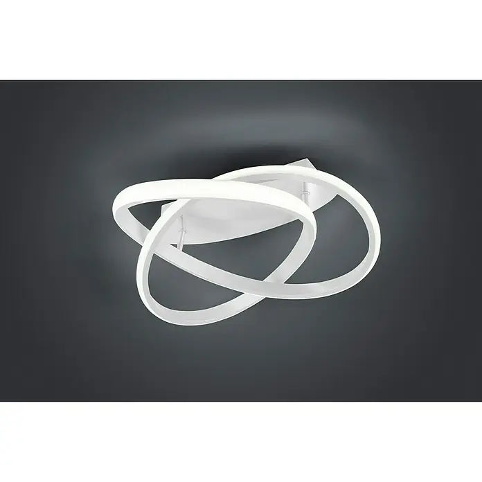 Trio Lighting Plafón LED Course - 18 W, Blanco mate, Blanco, Blanco neutro - Vista frontal