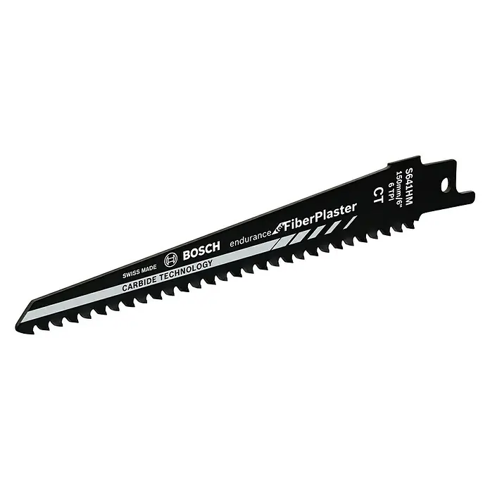Bosch Reciprozaagblad - Speciale materialen, Tandafstand: 4,3 mm, 2 -delig - Zijaanzicht links