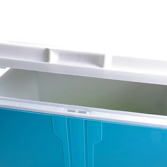 Kühlbox - 52 l, L x B x H: 58,5 x 38,5 x 40,5 cm, Blau/Weiß