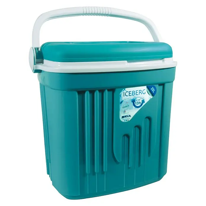 Kühlbox Iceberg - 20 l, L x B x H: 39 x 28 x 38,5 cm, Türkis