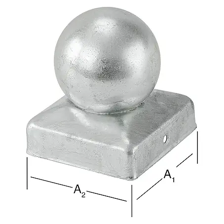 Vormann  Pfostenkappe Kugel