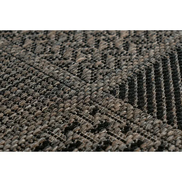 Sunset Flachgewebeteppich In- & Outdoor 605 - Taupe, 150 x 80 cm, 100 % Polypropylen