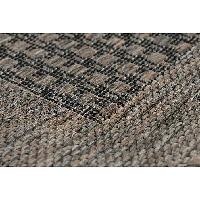 Sunset Flachgewebeteppich In- & Outdoor 607 - Taupe, 150 x 80 cm, 100 % Polypropylen