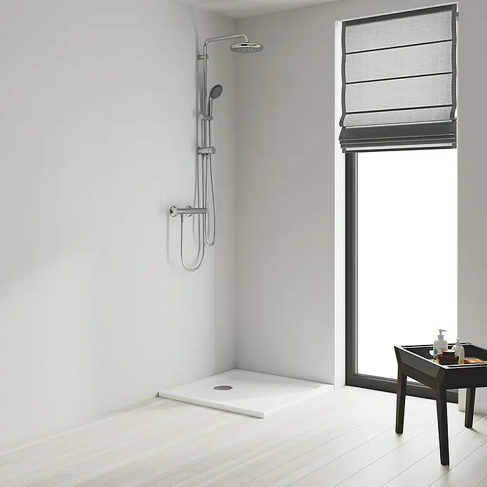 Grohe Vitalio Start Sustav tuš garniture - Razmak provrta: 62 cm, Broj vrsta mlaza: 2 Kom., Krom
