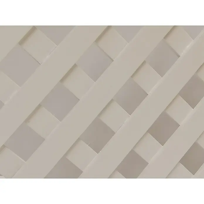 Celosía para exterior D12 Clásica - 85 x 218 cm, Blanco
