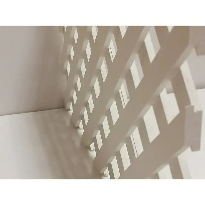 Celosía para exterior D12 Clásica - 85 x 218 cm, Blanco