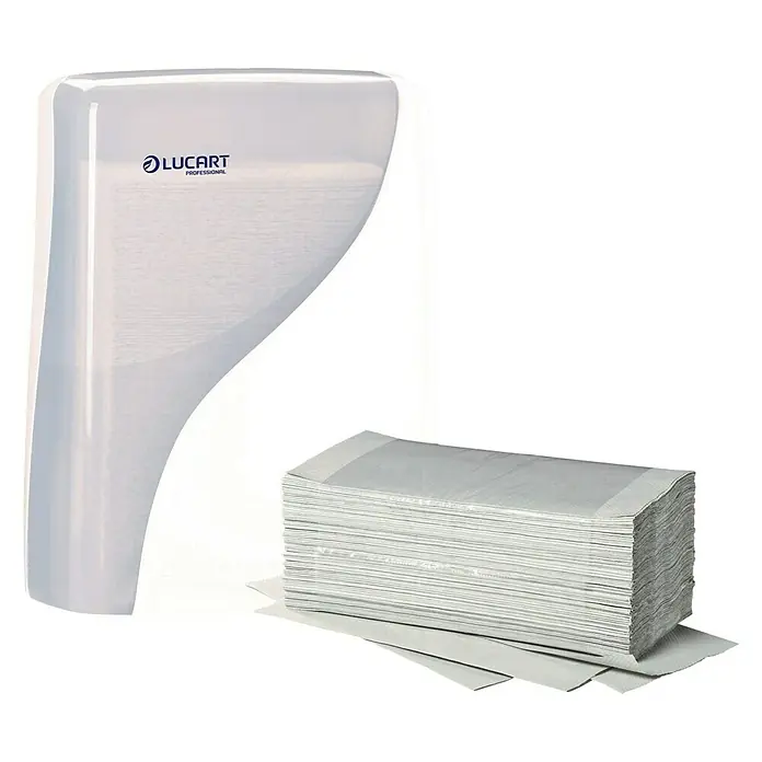 Repac Handtuchspender Starter-Set - Weiß, Kunststoff - Vorderansicht