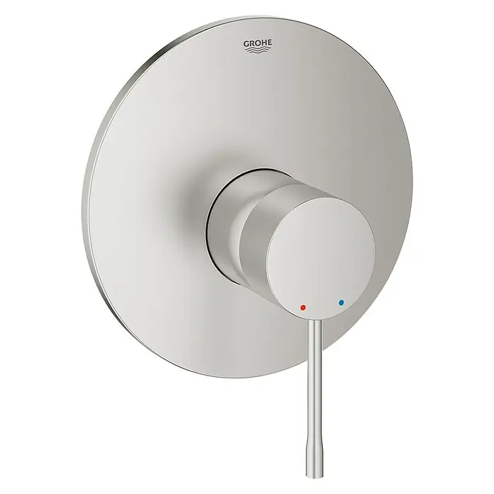 Grohe Essence UP-Brausearmatur - Supersteel, Matt - Vorderansicht