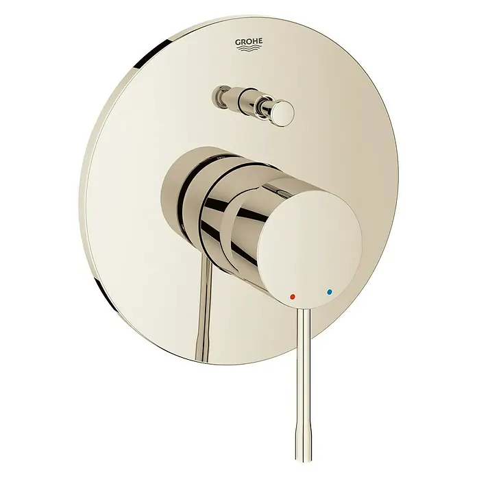 Grohe Essence UP-Badewannenarmatur - Nickel, Glänzend - Vorderansicht