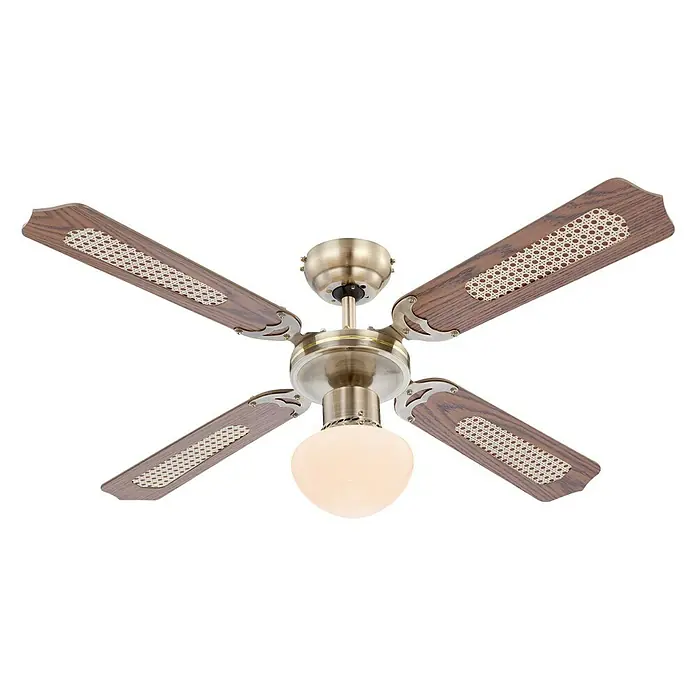 Globo Deckenventilator Champion - Durchmesser: 106,6 cm, Eiche, 60 W