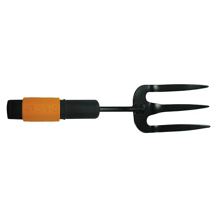 Fiskars QuikFit Spatengabel - Arbeitsbreite: 7,5 cm - Rechte Seitenansicht
