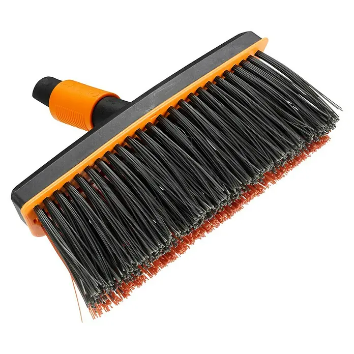 Fiskars QuikFit Besen - Arbeitsbreite: 26 cm, Material Borsten: Kunststoff - Rechte Seitenansicht