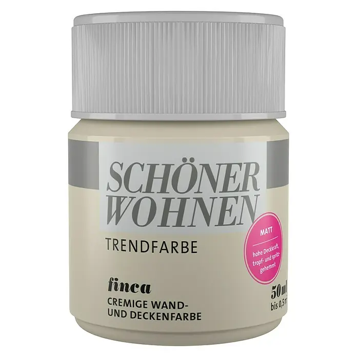 SCHÖNER WOHNEN-Farbe Wandfarbe Trendfarbe Tester - Finca, 50 ml, Matt