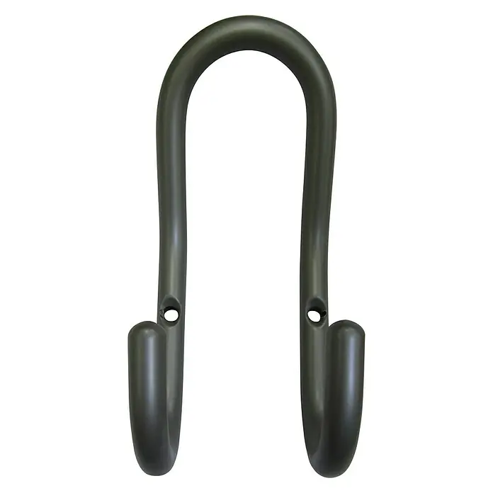 Häfele Gancho para colgar - Altura: 150 mm, Aluminio, Negro - Vista frontal