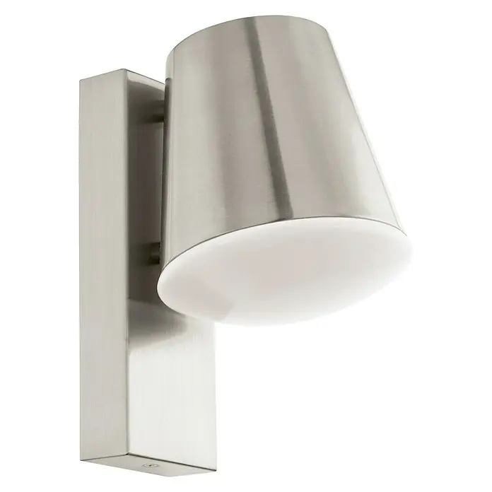 Eglo LED-Außenwandleuchte Caldiero-C - 9 W, L x H: 14 x 24 cm, Edelstahl