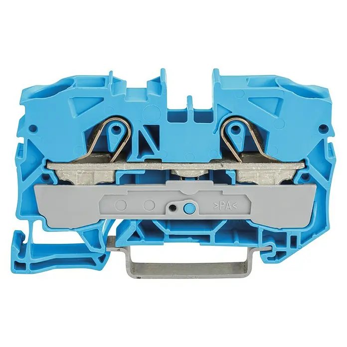 Wago Topjob Reihenklemme S 2010-1204 - Blau, 10 mm², Inhalt: 6 Stk. - Vorderansicht
