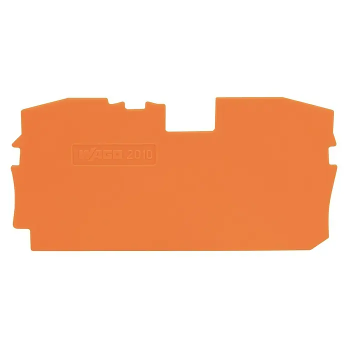 Wago Topjob Endplatte S 2010-1292 - Passend für: 2-Leiter 10 mm², 4 Stk. - Vorderansicht