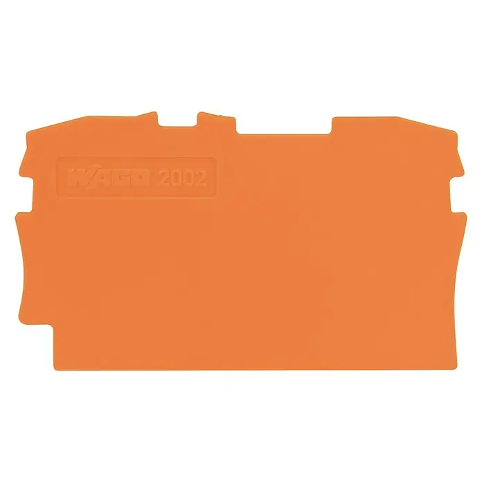 Wago Topjob Endplatte S 2002-1292 - Passend für: 2-Leiter 2,5 mm², 4 Stk. - Vorderansicht