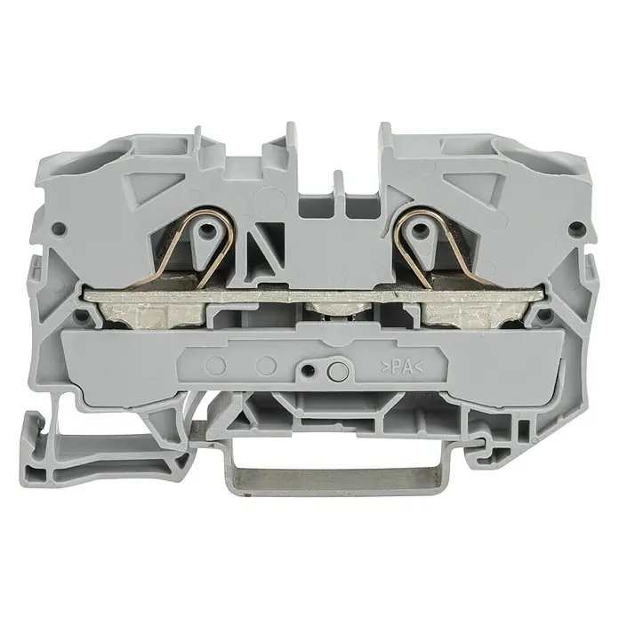 Wago Topjob Reihenklemme S 2010-1201 - Grau, 10 mm², Inhalt: 6 Stk. - Vorderansicht