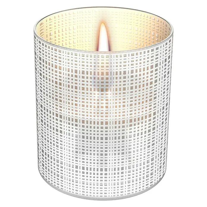 Tenderflame Tischfeuer Lilly - Ø x H: 100 x 170 mm, Füllmenge: 0,25 l, Sandgestrahlt, Weiß
