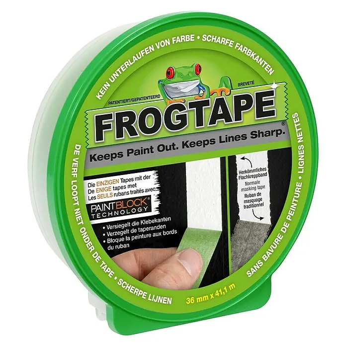 Frogtape Kreativklebeband Multi-Surface - 41,1 m x 36 mm, Grün - Vorderansicht
