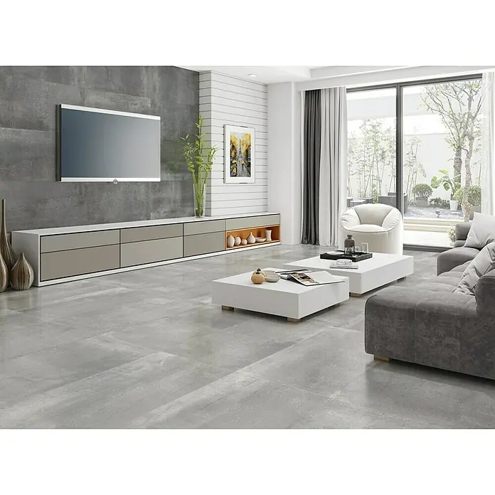 BHS Showroom Pavimento porcelánico New Metal - 60 x 120 cm, Pearl