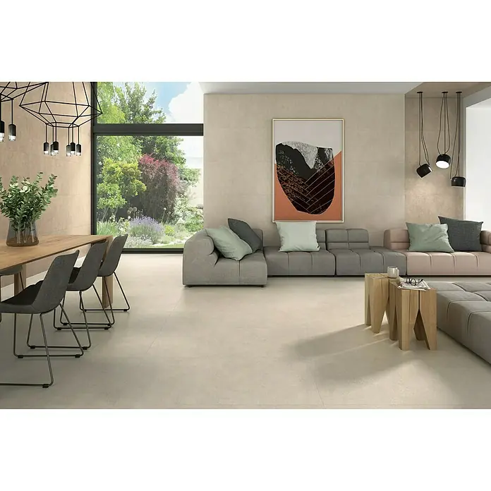 BHS Showroom Pavimento porcelánico Tamy - 60 x 120 cm, Arena