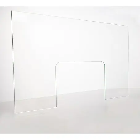 Room Plaza  Hygieneschutzglas mit Durchreiche