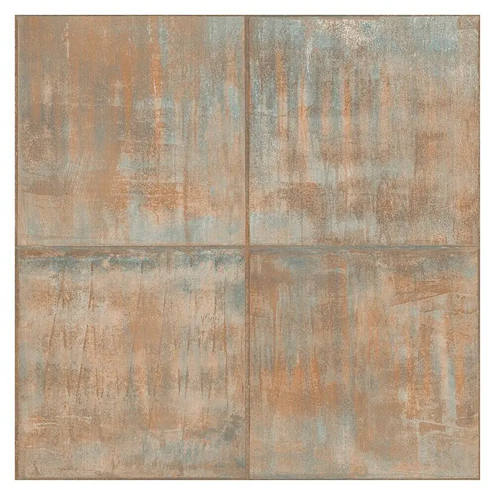 Papel pintado Baldosa - Cobre, Motivo decorativo, 10 x 0,53 m