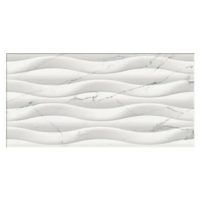 Revestimiento cerámico Odyssey Concept - 30 x 60 cm, Blanco, Rectificado, Marmolado