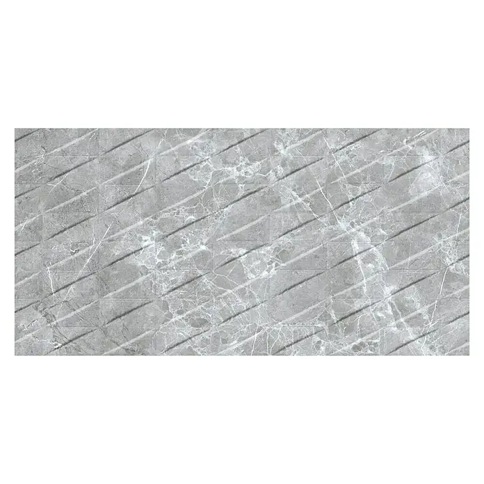 BHS Showroom Revestimiento cerámico Lione Concept - 30 x 60 cm, Gris, Rectificado, Marmolado