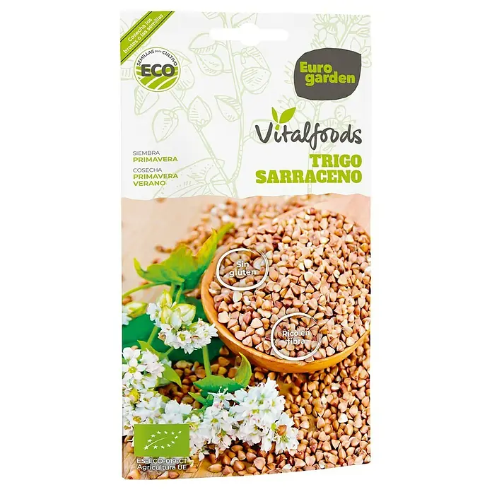 Euro Garden Semillas de cereales Trigo sarraceno - Cosecha: Marzo