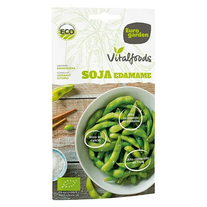 Euro Garden Semillas de cereales Soja edamame - Cosecha: Junio