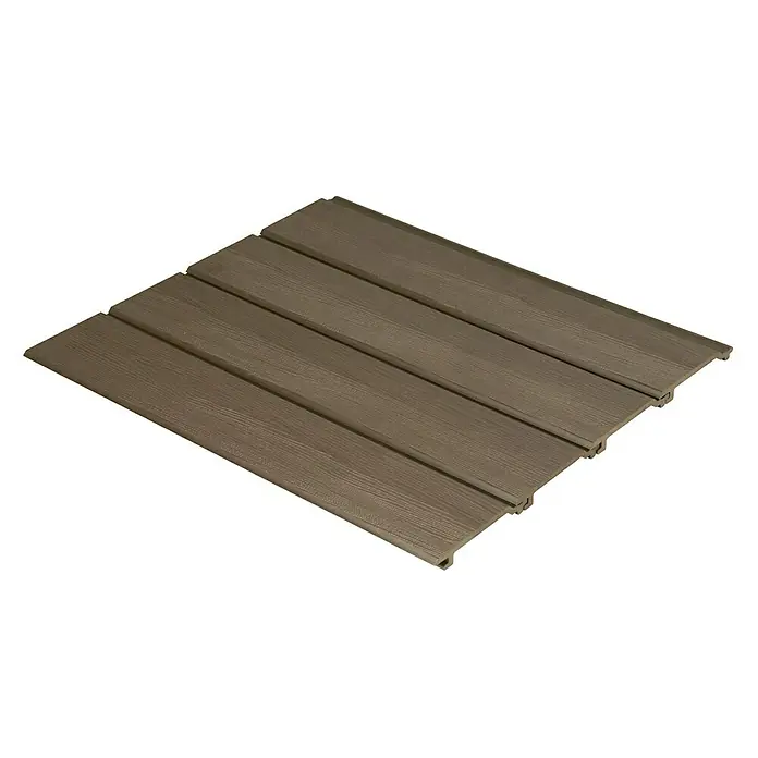 Revestimiento de pared Texturada - L x An x Es: 2.200 x 148 x 21 mm, Marrón