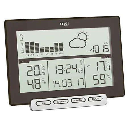TFA  Estación meteorológica con pantalla y sensor